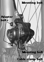 flat mount cable disc brake