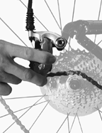 Unwind the derailleur cage