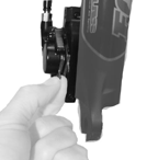Removing disc brake pads